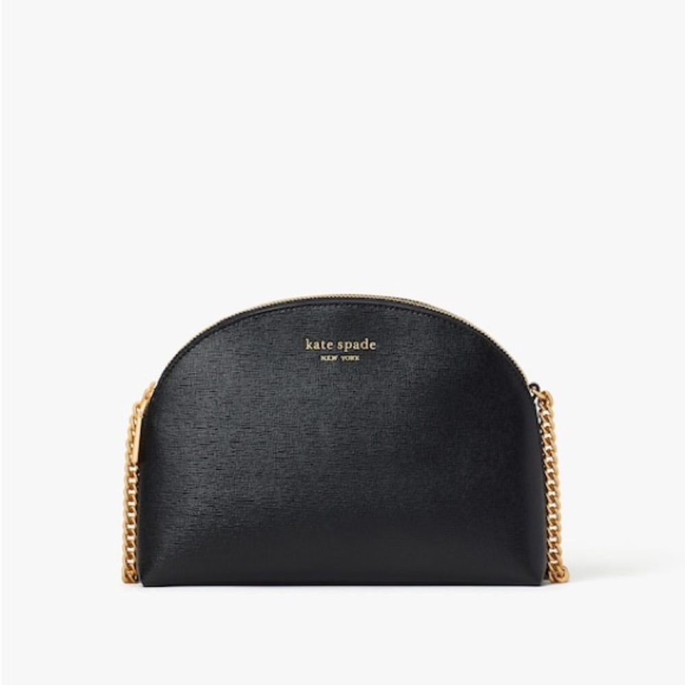 Kate Spade New York Morgan Saffiano Leather Double Zip Dome Crossbody